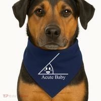 Acute Baby Funny Math USA-Made Doggie Bandana thumb 1