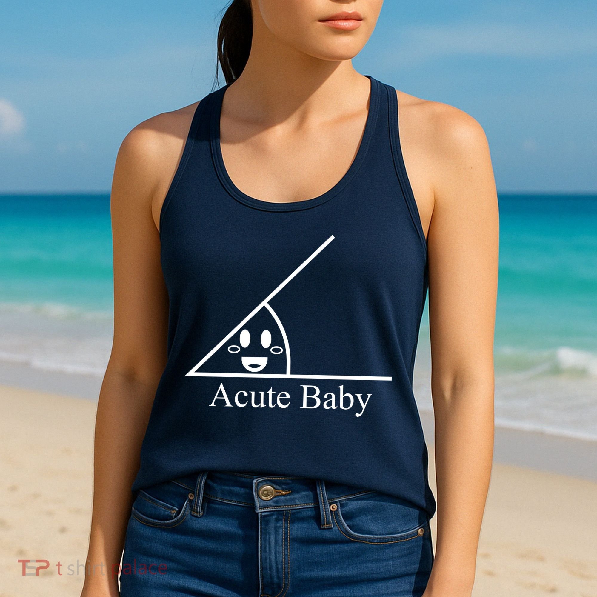 Acute Baby Funny Math Women's Tank Top