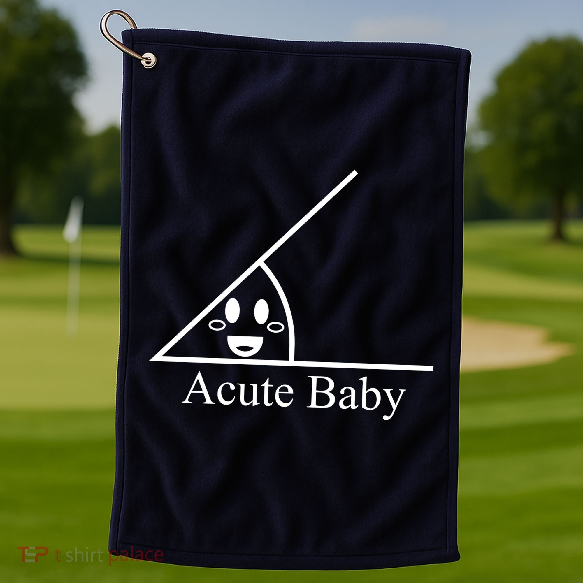 Acute Baby Funny Math Golf Towel