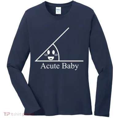 Acute Baby Funny Math Women's Long Sleeve Shirt