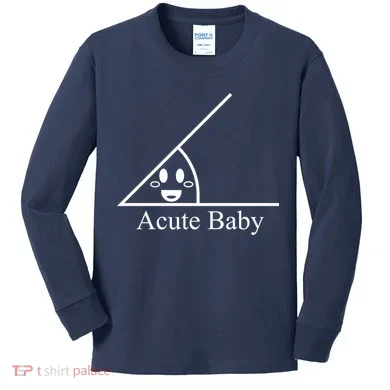 Acute Baby Funny Math Kids Long Sleeve Shirt