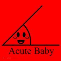 Acute Baby Funny Math Santa Hat thumb 1
