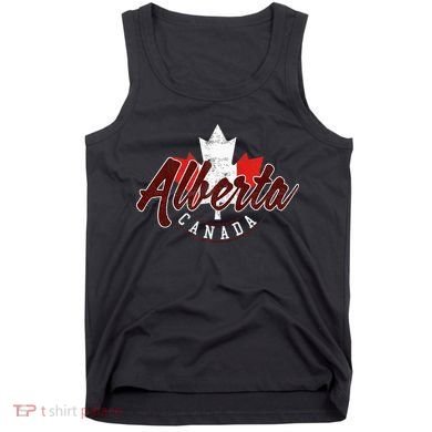 Alberta Canada Vintage Canadian Province Tank Top