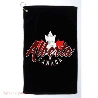 Alberta Canada Vintage Canadian Province Golf Towel
