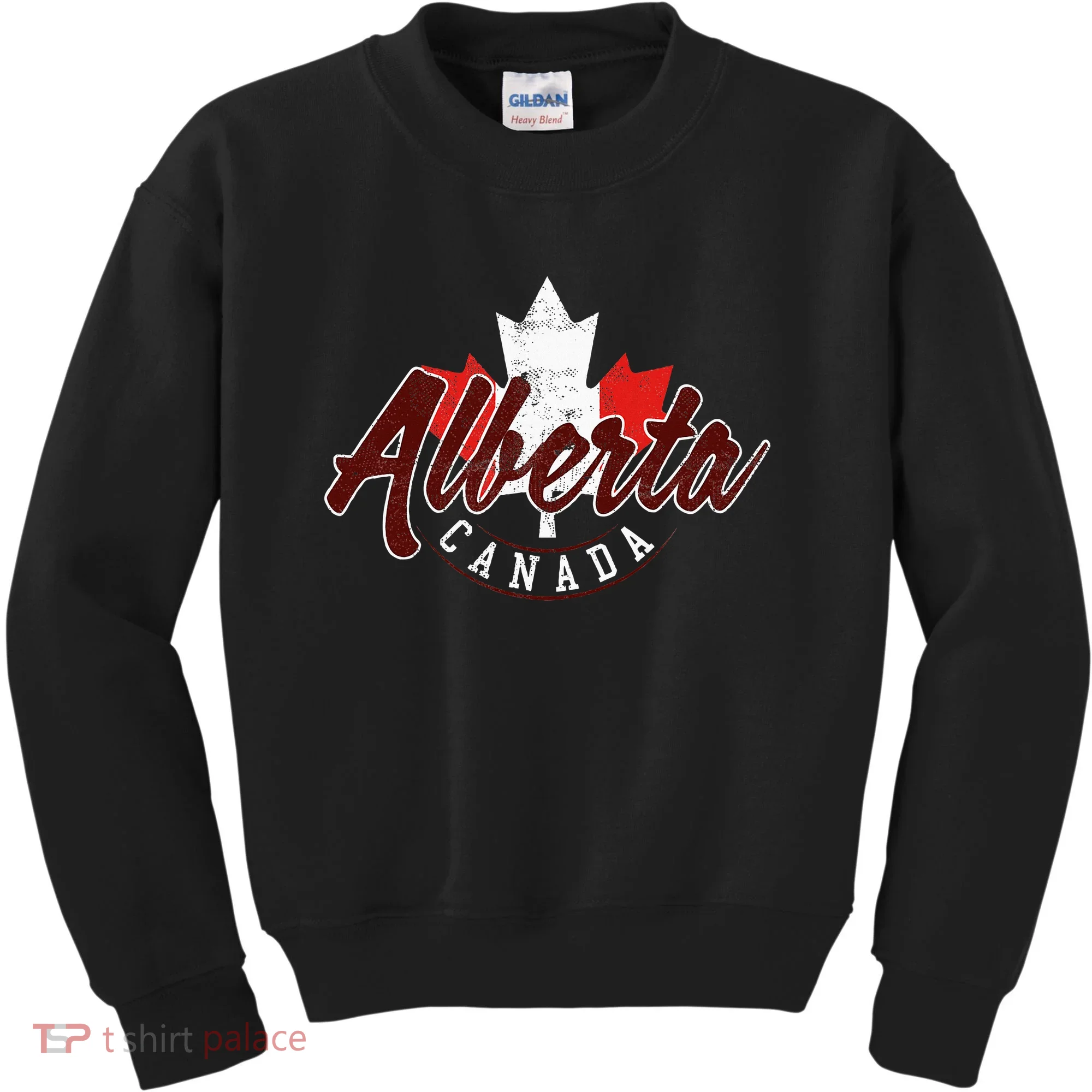 Alberta Canada Vintage Canadian Province Kids Sweatshirt