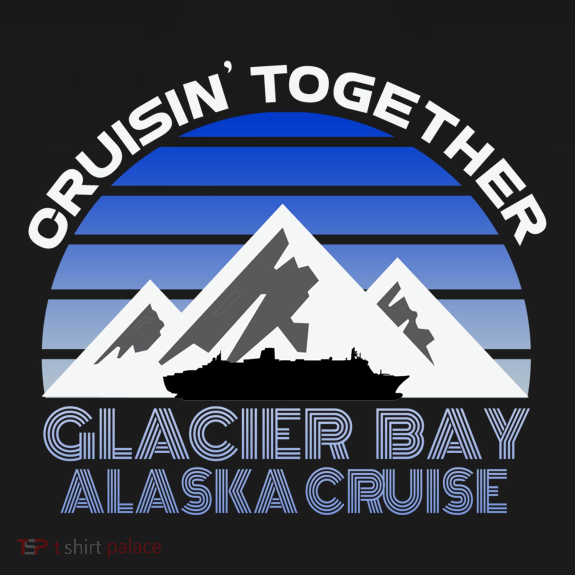 Alaska Cruise Vacation Glacier Bay Cruisin Together Souvenir Funny Gift Women's Hoodie