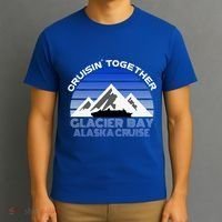 Alaska Cruise Vacation Glacier Bay Cruisin Together Souvenir Funny Gift T-Shirt thumb 3