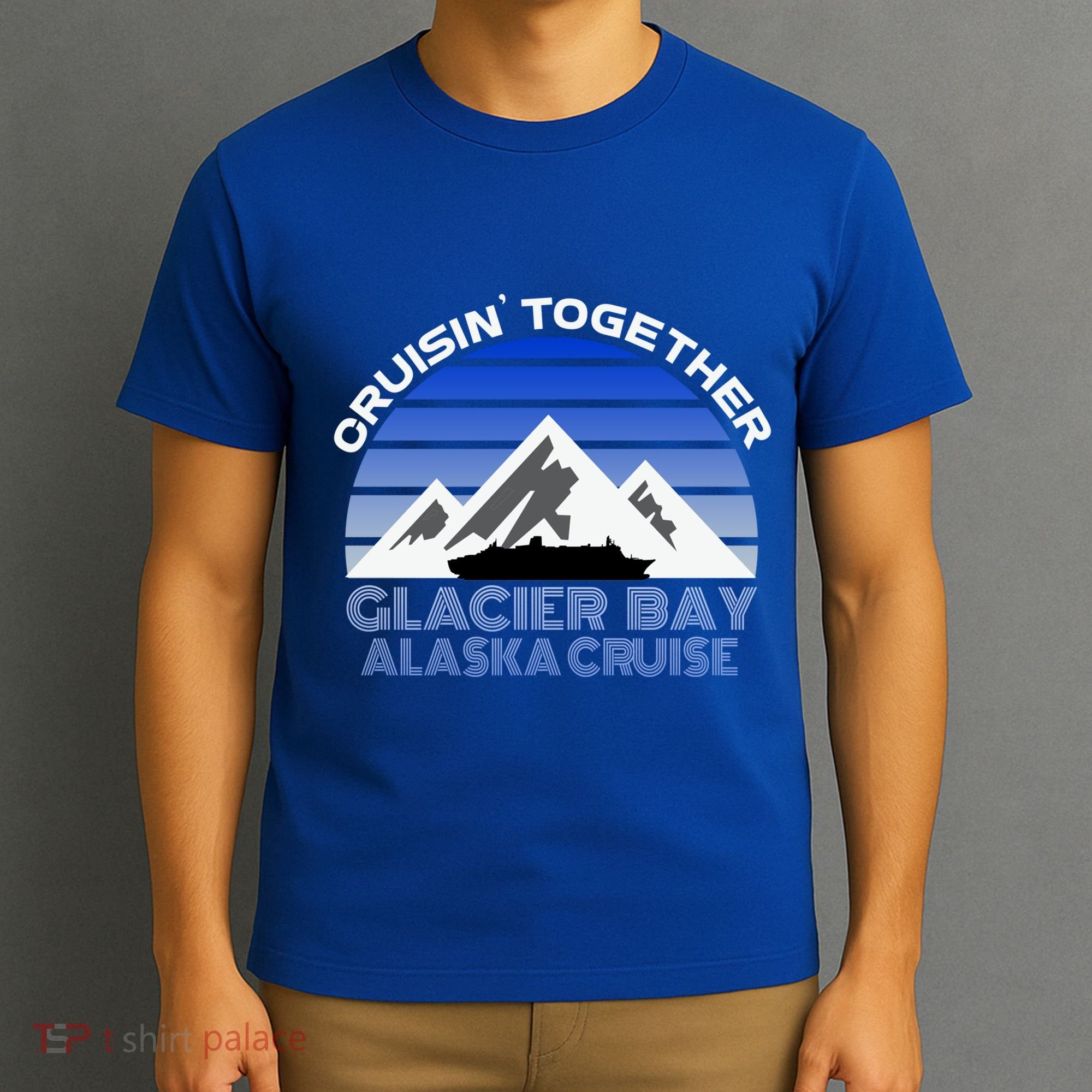 Alaska Cruise Vacation Glacier Bay Cruisin Together Souvenir Funny Gift T-Shirt