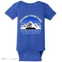 Alaska Cruise Vacation Glacier Bay Cruisin Together Souvenir Funny Gift Baby Bodysuit thumb 0