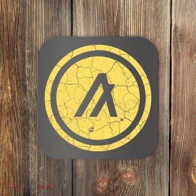 Algorand Crypto Vintage Coin Coaster