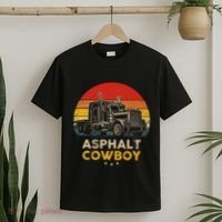 Asphalt Cowboy Vintage Trucker Retro Style T-Shirt thumb 2