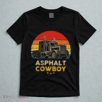 Asphalt Cowboy Vintage Trucker Retro Style T-Shirt thumb 5