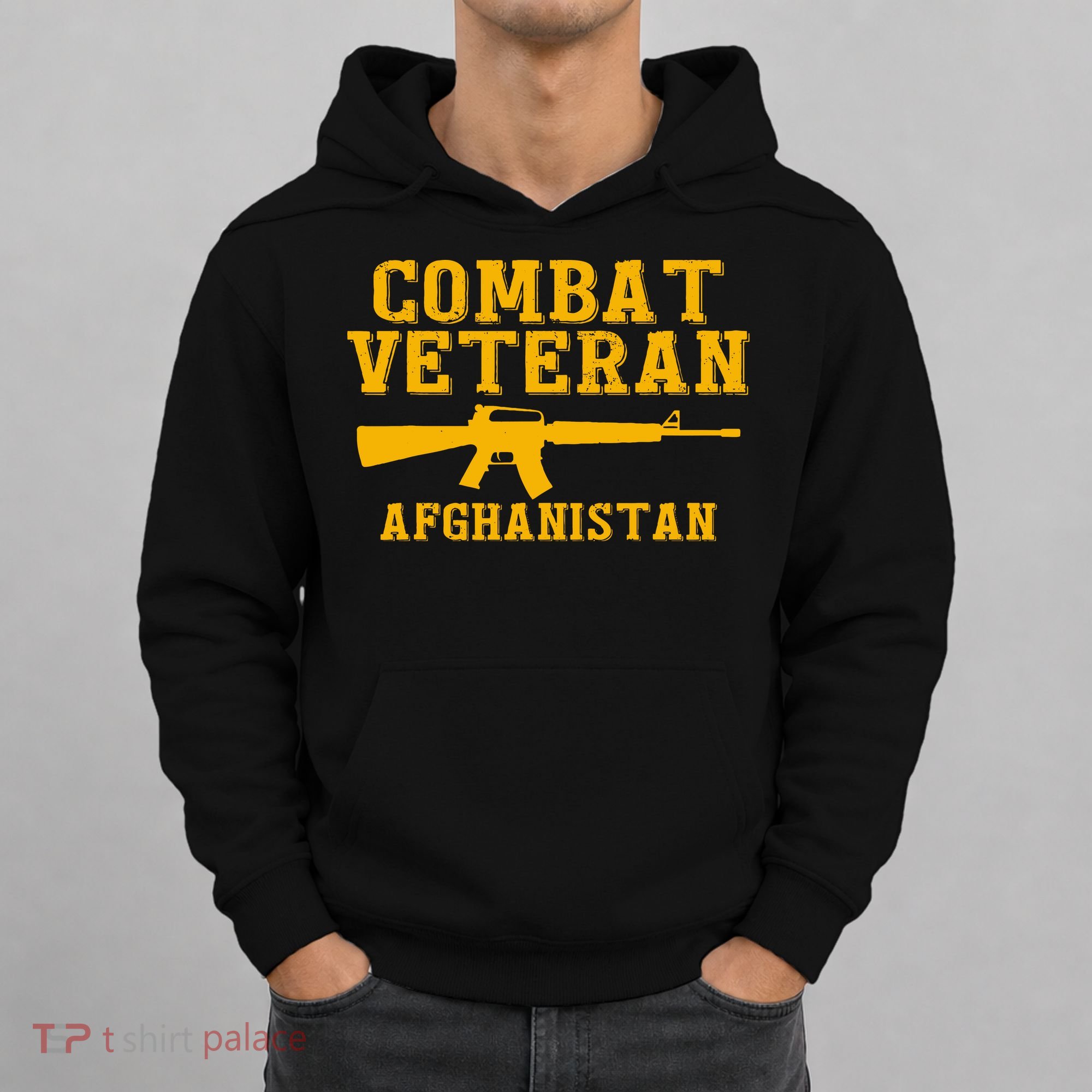 Afghanistan Combat Veteran Proud Hoodie