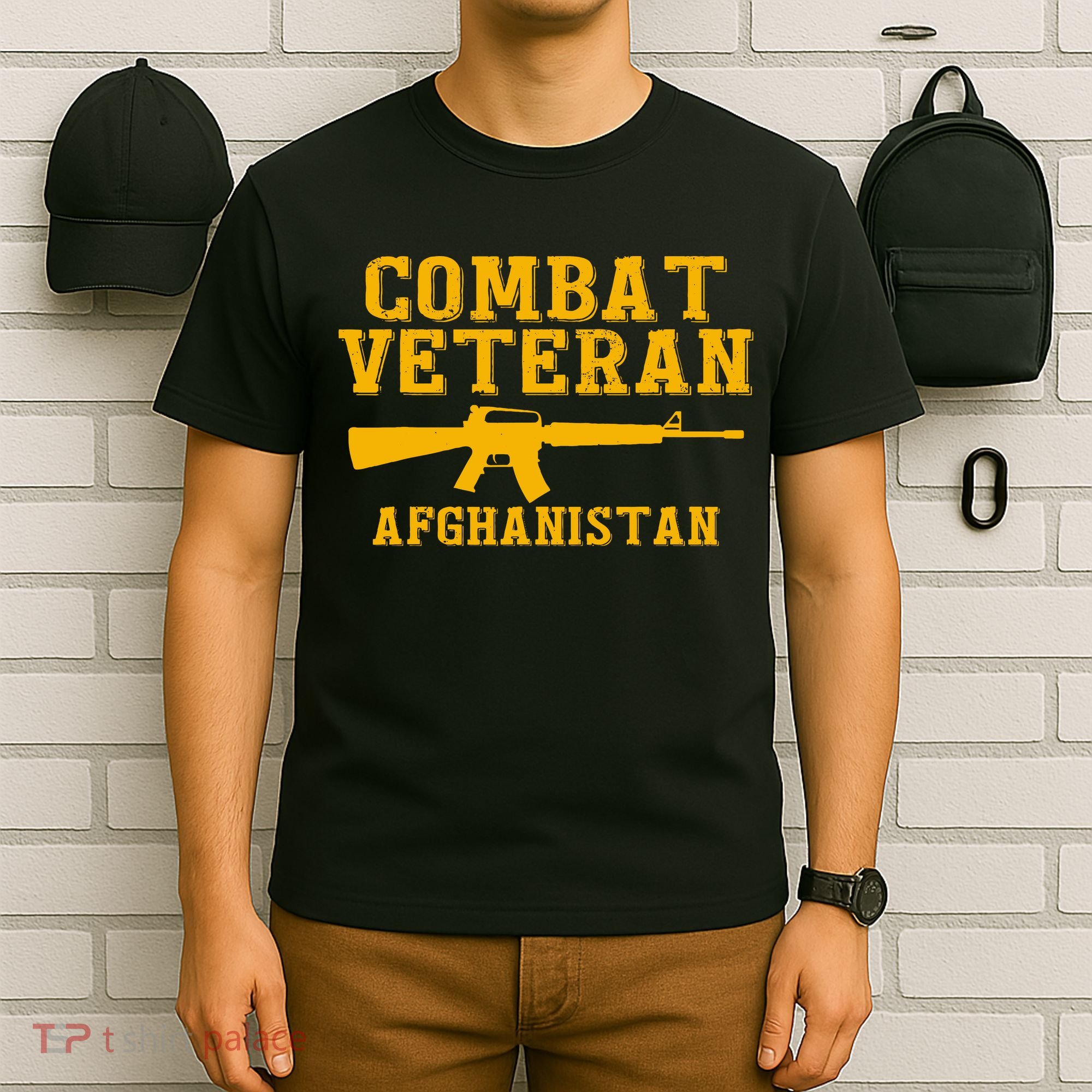 Afghanistan Combat Veteran Proud T-Shirt