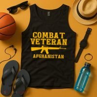 Afghanistan Combat Veteran Proud Tank Top thumb 4