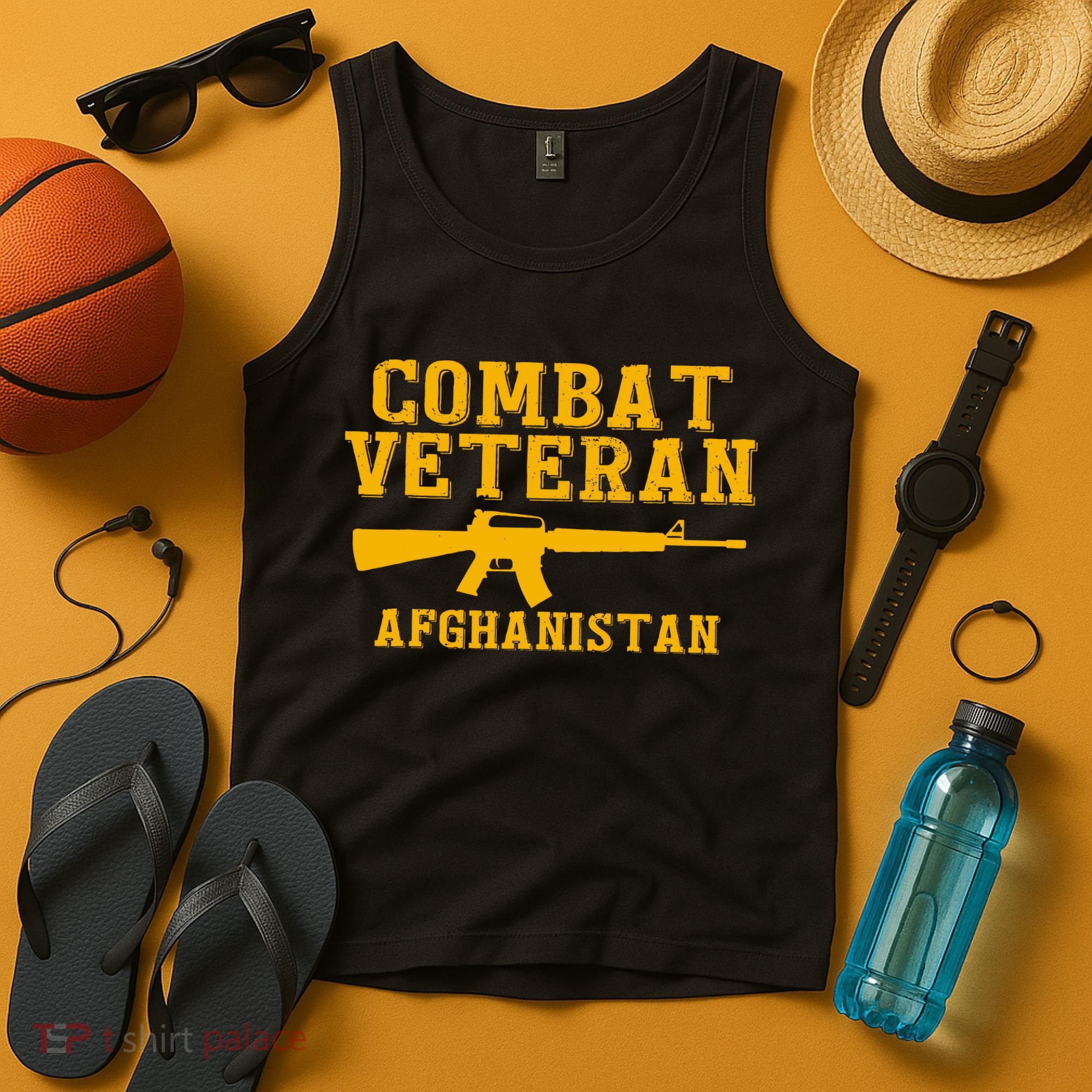 Afghanistan Combat Veteran Proud Tank Top
