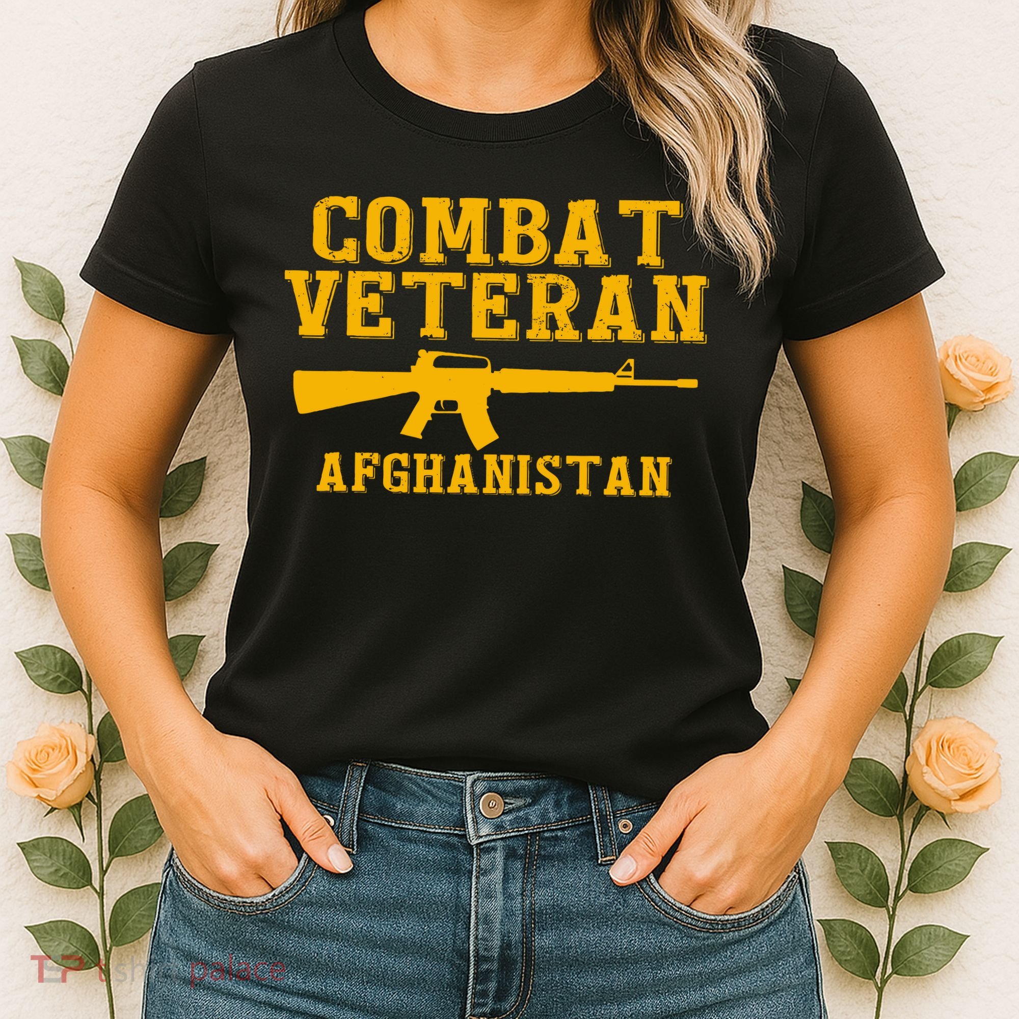 Afghanistan Combat Veteran Proud Women's T-Shirt
