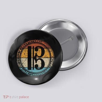 Alto Clef Viola Player Violist Button