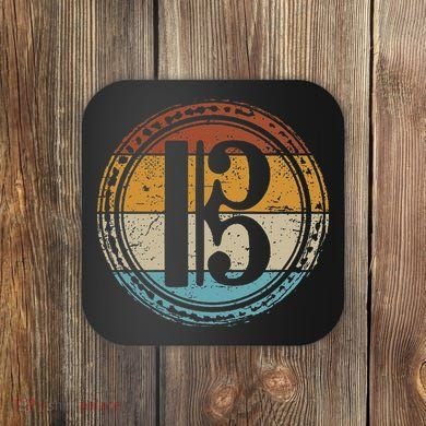 Alto Clef Viola Player Violist Coaster