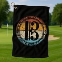 Alto Clef Viola Player Violist Golf Towel thumb 1