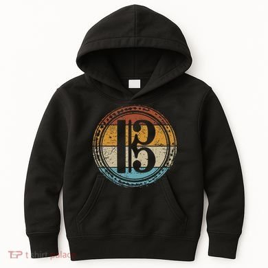 Alto Clef Viola Player Violist Kids Hoodie