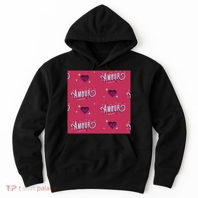 Amour Cute Valentine's Day Gift Hoodie