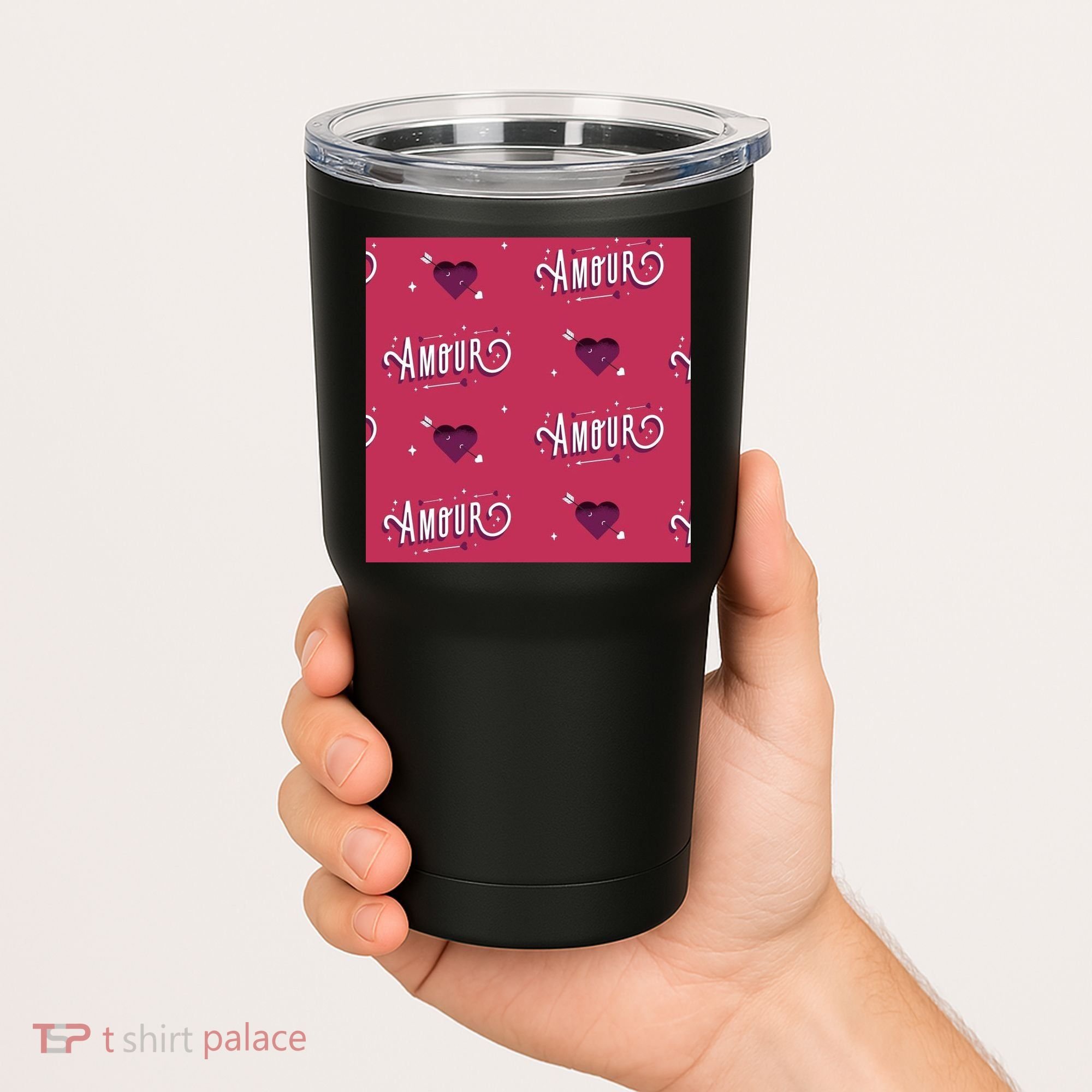 Amour Cute Valentine's Day Gift Tumbler