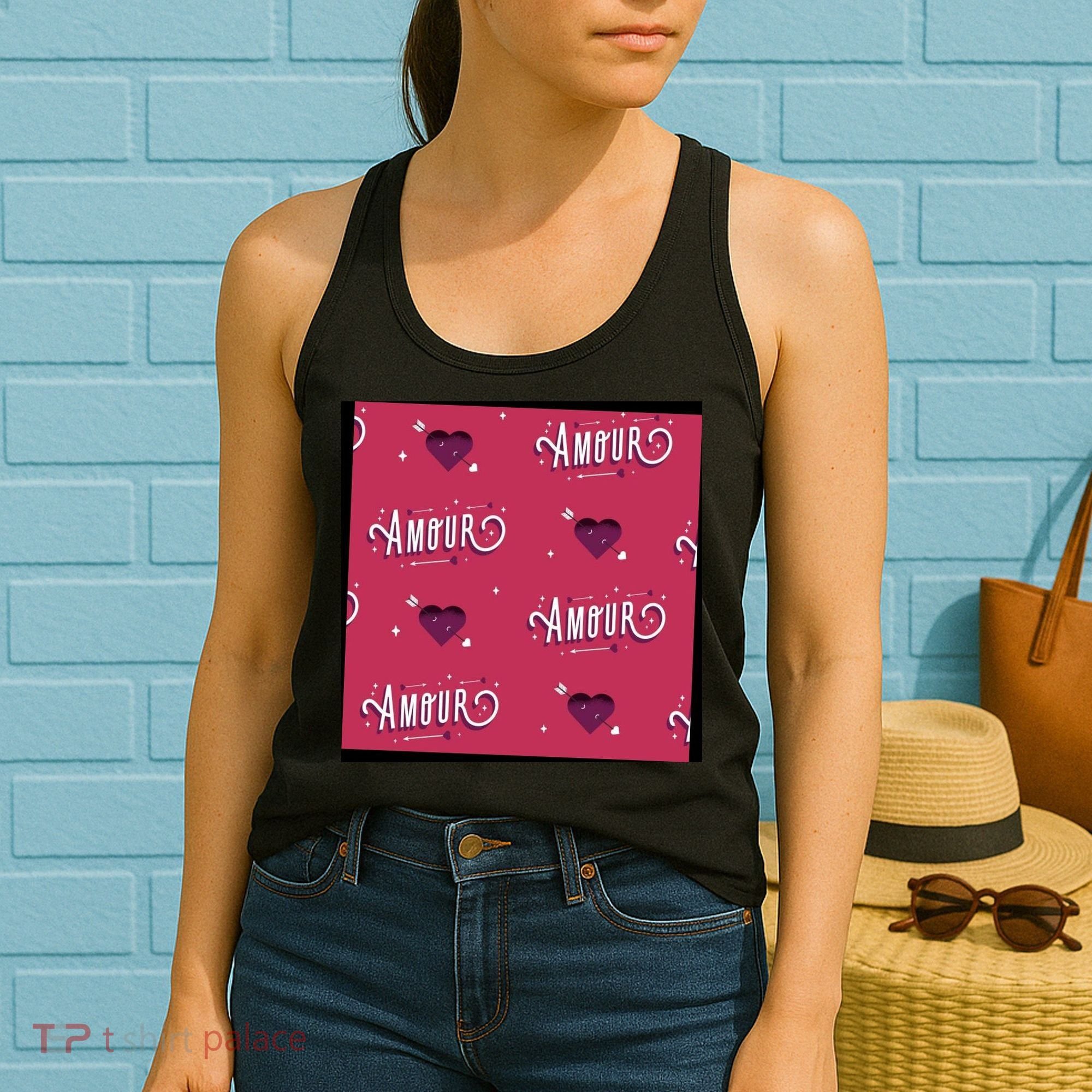 Amour Cute Valentine's Day Gift Women's Tank Top