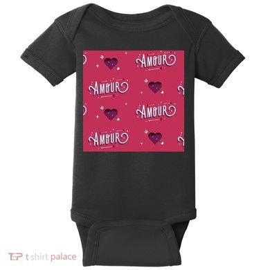 Amour Cute Valentine's Day Gift Baby Bodysuit