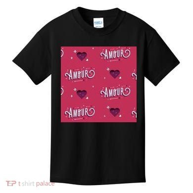 Amour Cute Valentine's Day Gift Kids T-Shirt