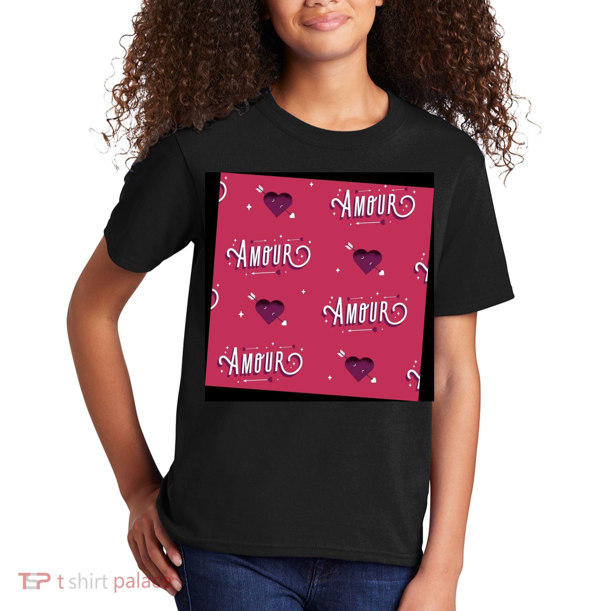 Amour Cute Valentine's Day Gift Kids T-Shirt
