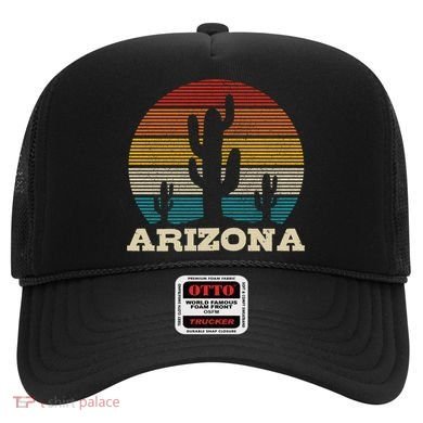 Arizona Cactus Vintage Retro Desert Souvenir Gift Hat