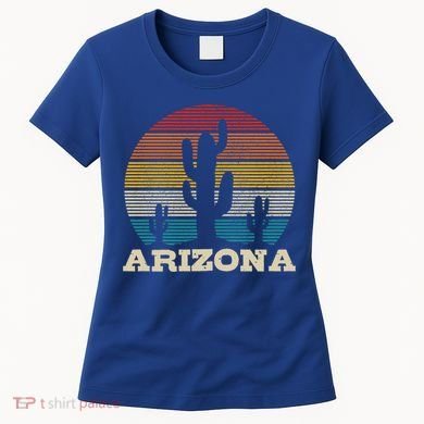 Arizona Cactus Vintage Retro Desert Souvenir Gift Women's T-Shirt