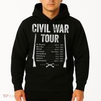 American Civil War Tour Battle Dates Reenactment Gettysburg Hoodie thumb 2