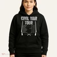 American Civil War Tour Battle Dates Reenactment Gettysburg Hoodie thumb 5