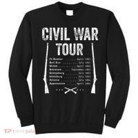 American Civil War Tour Battle Dates Reenactment Gettysburg Sweatshirt thumb 0