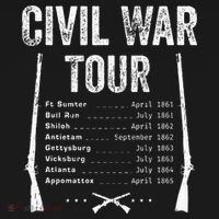 American Civil War Tour Battle Dates Reenactment Gettysburg Women's Tank Top thumb 5