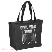 American Civil War Tour Battle Dates Reenactment Gettysburg Tote Bag thumb 2