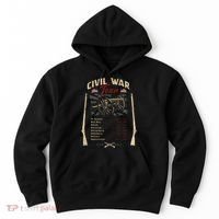 American Civil War Battle Dates Reenactment Gettysburg Hoodie thumb 0