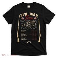 American Civil War Battle Dates Reenactment Gettysburg T-Shirt thumb 0
