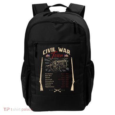 American Civil War Battle Dates Reenactment Gettysburg Backpack