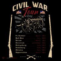 American Civil War Battle Dates Reenactment Gettysburg Bucket Hat thumb 4