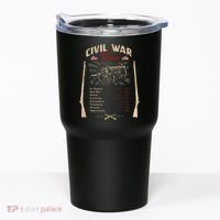 American Civil War Battle Dates Reenactment Gettysburg Tumbler thumb 0