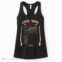 American Civil War Battle Dates Reenactment Gettysburg Women's Tank Top thumb 0