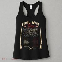American Civil War Battle Dates Reenactment Gettysburg Women's Tank Top thumb 3