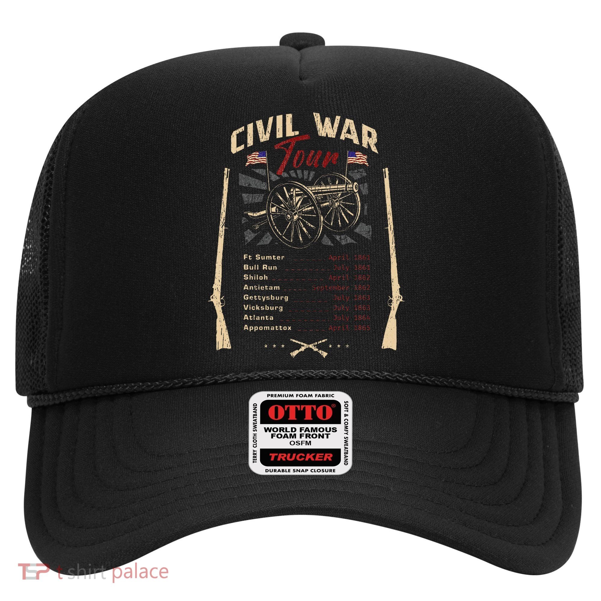 American Civil War Battle Dates Reenactment Gettysburg Hat