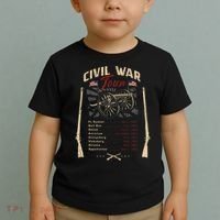 American Civil War Battle Dates Reenactment Gettysburg Toddler T-Shirt thumb 2