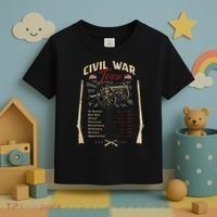 American Civil War Battle Dates Reenactment Gettysburg Toddler T-Shirt thumb 3