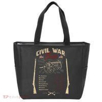 American Civil War Battle Dates Reenactment Gettysburg Tote Bag thumb 0