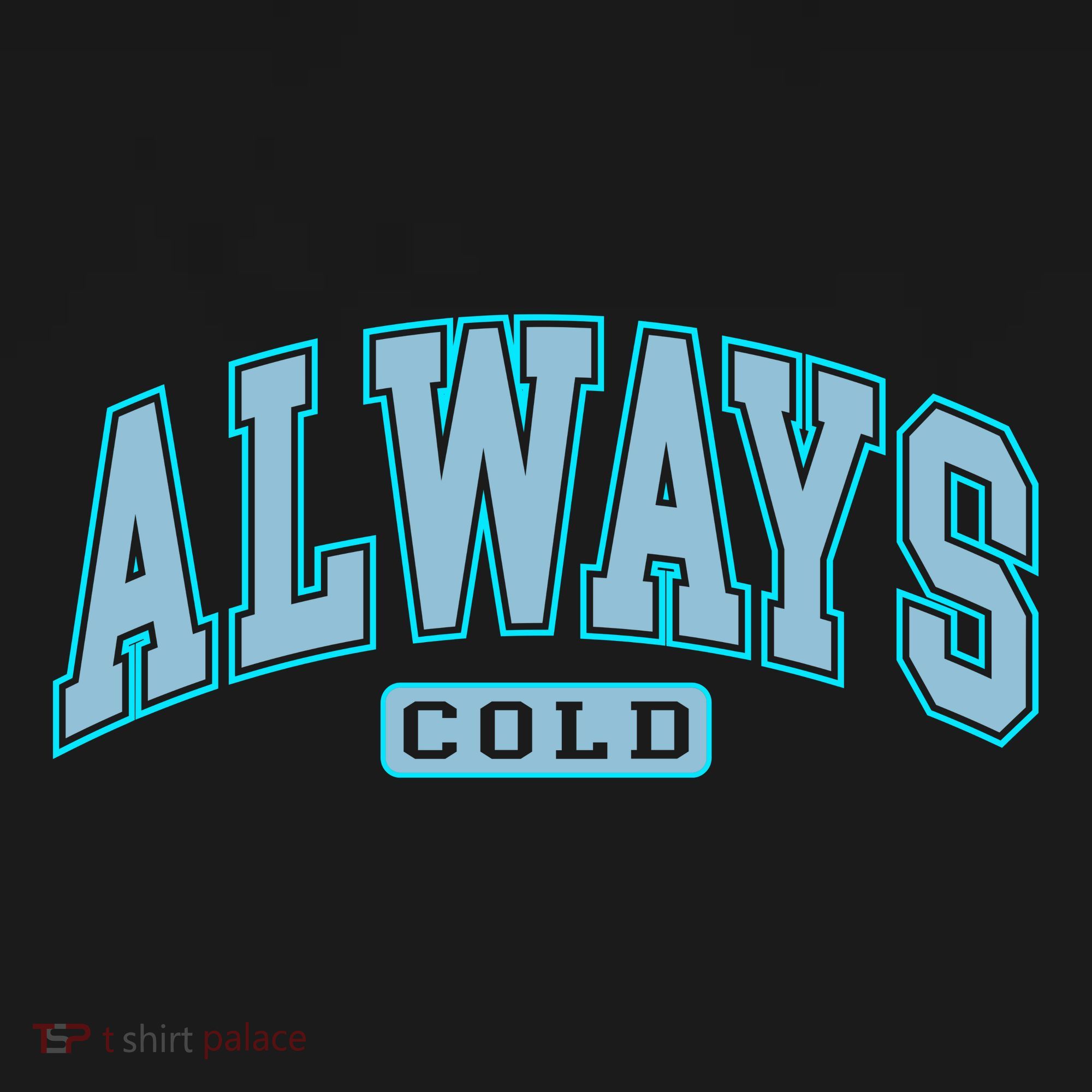 Always Cold Winter Christmas Season Coaster